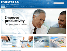 Tablet Screenshot of formtran.com